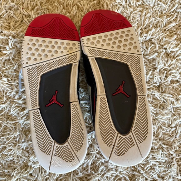 Air Jordan Flight 23 Shoes Mens 13 Black White Grey Red 317820-015 Sneaker main image 4